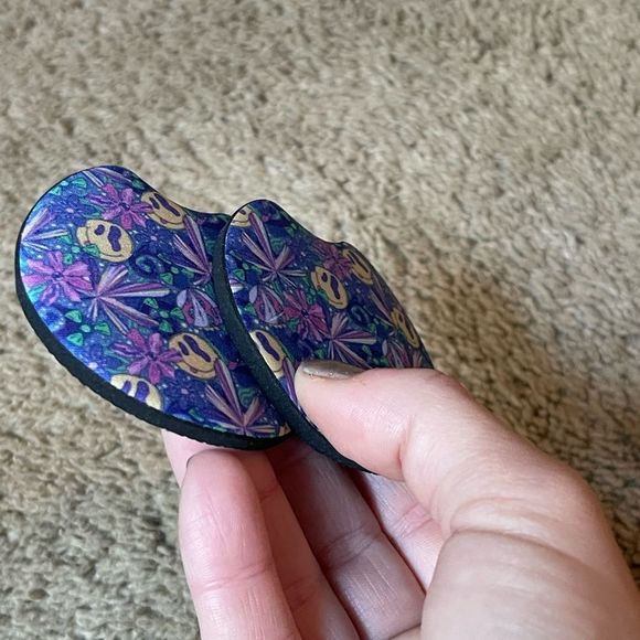 Trippy Smiley Face Car Accessories | Trippy Car Coaster Set | - Picture 8 of 15